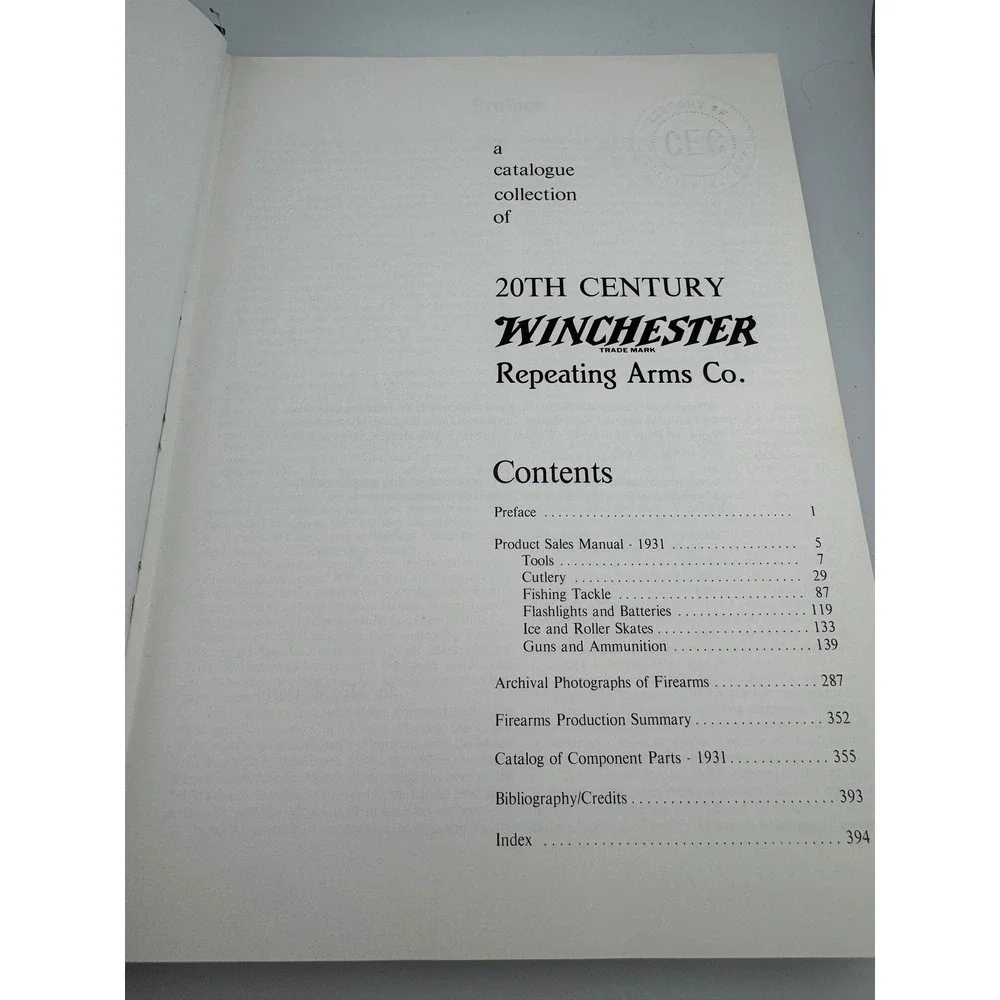 Winchester Repeating Arms Co 20th Century‎ Catalog Collection Roger Rule 1984